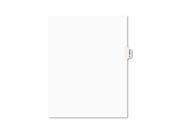 Avery Consumer Products AVE01374 Alphabetical Divider in.Din. Side Tab 8 .50in.x11in. WE