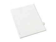 Allstate Style Legal Side Tab Divider Title 31 Letter White 25 Pack AVE82229