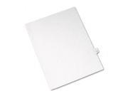 Allstate Style Legal Side Tab Divider Title 44 Letter White 25 Pack AVE82242