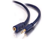 C2G 6ft Velocity 3.5mm Mono Audio Extension Cable M F