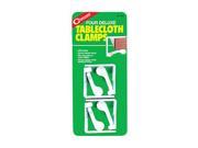 Coghlans 9211 Tablecloth Clamps ABS Plastic 4 Pack