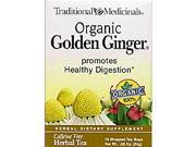 Traditional Medicinals 0670216 Organic Golden Ginger Herbal Tea 16 Tea Bags