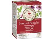 Traditional Medicinals 0669291 Seasonal Herb Tea Sampler Caffeine Free 16 Tea Bags .96 oz 27 g Case of 6 16 Bag