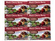 Celestial Seasonings Herbal Tea Black Cherry Berry Caffeine Free 20 Bags