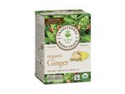 Traditional Medicinals 0670190 Tea Og1 Ginger Case of 6 16 Bag