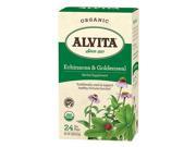 Alvita Teas Echinacea and Goldenseal Tea Organic 24 Tea Bags
