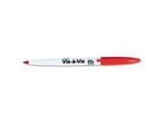 Vis A Vis Wet Erase Marker Fine Point Red Dozen