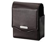 Bruin Brown Leather Cigarette Case Holder with Lighter Pouch