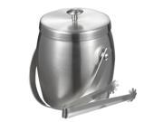 Symon Stainless Steel Double Wall Ice Bucket with Tongs