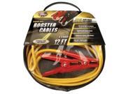 Medium Duty Battery Booster Cables 12 Foot 8 Gauge with 400 Amp Clamps