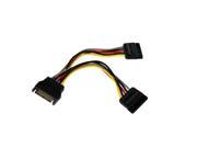 StarTech 6in SATA Power Y Splitter Cable Adapter M F