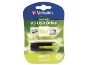 Store n Go V3 USB 3.0 Drive 16GB Green