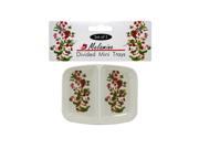 3pk trays holly design Case of 24