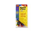 Colored push pin set
