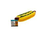 Giant Hot Dog Squeaky Dog Toy