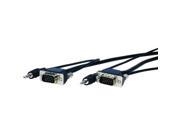 Comprehensive MicroFlex Pro AV IT VGA HD15 plug to plug w audio cable 12ft