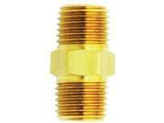 Male Hex Nipple Brass Fitting 2 Pack