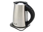Ivation 1.7 Liter 7 Cup Precision Temp Stainless Steel Cordless Electric Tea Kettle; 6 Preset Heat Settings; Auto Keep
