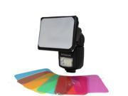 Polaroid Universal Gel Soft Box Diffuser Colored For All External Flash Units
