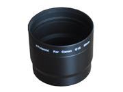 Polaroid 58mm Aluminum Lens Filter Adapter Tube For Canon Powershot G15
