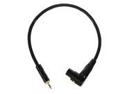 XLR Right Angle Female 3.5mm Stereo Cable Microphones Camcorders DSLR 3 Ft