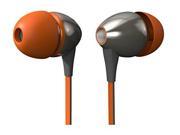 Popclik Evolo Earphones Orange with Microphone Control In Ear Remarkable Stability