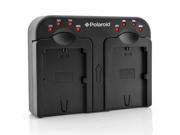 Polaroid Double Dual Battery Charger For Canon NB 4L NB 5L NB 6L Batteries More