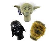 Star Wars 3pc Collector Series Hybrid Golf Head Cover Set