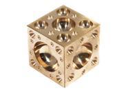 Polished Brass 1.5 Metalworking Dapping Block