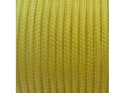 Sleeved Spectra Kevlar Cord Yellow 50ft 325lbs Strength
