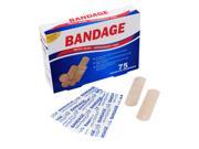 75pc Adhesive Bandage Set Sterile Breathable Long Lasting Assorted Sizes