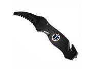 7 EMT Folding Rescue Pocket Knife Seat Belt Cutter Window Punch