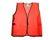 High Visibility Unisex Mesh Orange Safety Vest