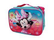 Disney Minnie Mouse Insulated Soft Lunch Bag Blue