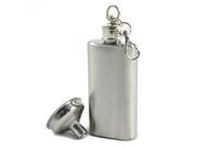 Mini Key Chain Flask with Funnel Top 2oz