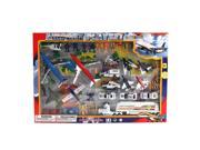 Die Cast Airport Themed Vehicles Pretend Play Toy PlaySet With Stage Map