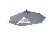 Outdoor Patio Umbrella Coors Light 9 ft Pulley Lift System