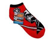 Star Wars Darth Vader Boys Ankle Socks 3 Pairs Size 9 11