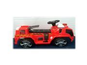 Fire Truck Kids Battery Powered Ride On Car Red