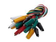 10pc 20 Insulated Test Leads with Alligator Clips