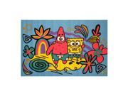 SpongeBob and Patrick Fun Rug 39x58