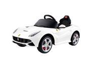 Ferrari F12 12V Kids Battery Powered Ride On Car White