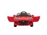 Licensed Jaguar F Type 12V Kids Battery Powered Ride On Car Red
