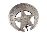 Replica Cochise County Sheriff Old West Badge