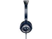 Skull Candy Lowrider Headset On Ear Headphones Gun Metal Navy Blue