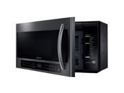 Samsung 2.1 Cu.Ft. Black Stainless Bottom Control Over the Range Microwave