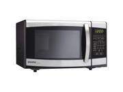 Danby Designer DMW077BLSDD Countertop Microwave 0.7 cu.ft. Black and Stainless Steel