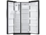 Samsung 25 cu. ft. Black Stainless Side by Side Refrigerator