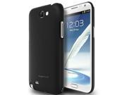 [SF Matte Black] Samsung Galaxy Note 2 Ringke SLIM Soft Feeling Premium Hard Case AT T Verizon Sprint and Unlocked Eco Package