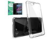 Sony Xperia Z1 Compact Case Ringke FUSION [CLEAR][FREE HD Film Drop Protection] Shock Absorption Bumper Premium Hard Case Eco DIY Package